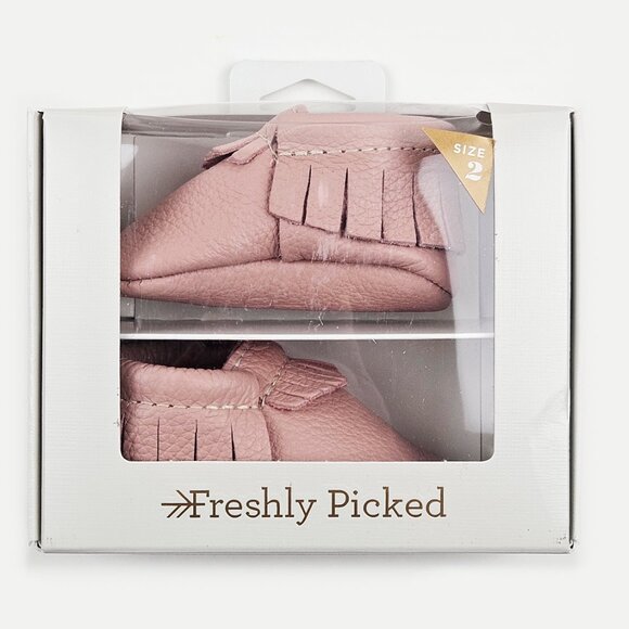 Freshly Picked Soft Baby Moccasin Shoes • 6-12 mo. - Picture 2 of 5